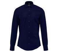 Seidensticker Business Hemd Herren Slim Fit Baumwolle blau, 39
