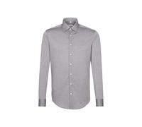 Seidensticker Slim Fit Hemd anthrazit, Einfarbig