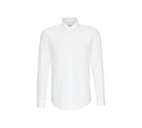 Seidensticker Herren Business-Hemd Slim Fit Bügelfrei Kentkragen Langarm Baumwolle