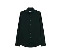 Seidensticker Herren Business Hemd - Slim Fit - Bügelfrei - Kentkragen - Kurzarm - 100% Baumwolle, grün, 48
