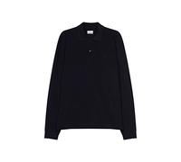 Poloshirt SEIDENSTICKER "Regular" Gr. L, blau (dunkelblau) Herren Shirts Langarm Kragen Uni (97704405-L)