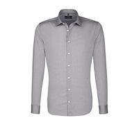 Seidensticker Herren Businesshemd Tailored Bügelfrei - Braun (Braun 25) ,45 cm