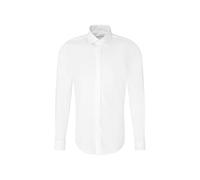 Smokinghemd SEIDENSTICKER "Schwarze Rose", Herren, Gr. XL (44), normale Ärmellängen, weiß, 100% Baumwolle, unifarben, slim fit, Doppelmanschette, Hemden, Gala Uni (16324553-44) weiß