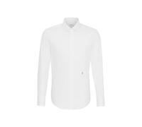 Seidensticker Herren Mens Slim Longsleeve Cotton Hemd, Weiß(676550), 43 EU