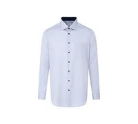 Seidensticker Hemd Schwarze Rose Herren Regular Fit Kentkragen 2-Knopf-Manschette Blau 3XL