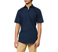 Seidensticker Herren Mens Regular Shortsleeve Klassisches Hemd, Dunkelblau(001001), 44 EU