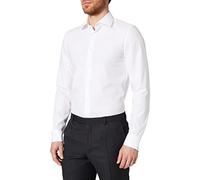 Seidensticker Herren Mens Slim Extra Langer Arm (Ela) Businesshemd, Weiß(675665), 41 EU