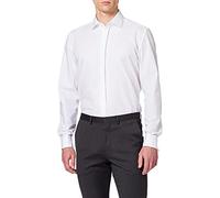 Seidensticker Herren Mens Slim Gala Businesshemd, Weiß(675674), 44 EU