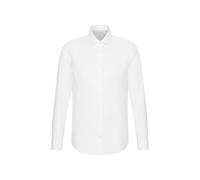 Seidensticker Business Hemd Slim Herren Slim Fit Baumwolle weiß, 45
