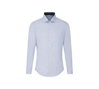 Seidensticker Businesshemd Schwarze Rose – Herren Slim Fit kariert, Kentkragen, Gr. XL (43), hellblau