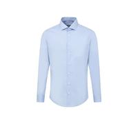 Seidensticker Herren Slim Fit Langarm Popeline Hemd, hellblau, 38