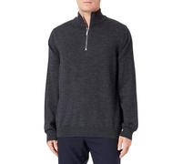 Seidensticker Herren Merino Mit Reissverschluss Pullover, Grau, M EU
