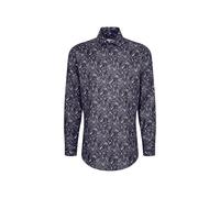 Seidensticker Flanellhemd Herren Regular Fit Baumwolle grau, 44
