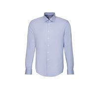 Seidensticker Herren Regular Fit Langarm Hemd, Hellblau, 44 EU