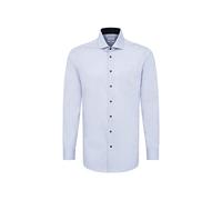 Seidensticker Herren Regular Fit Langarm Popeline Hemd, hellblau, 40