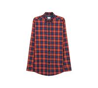 Seidensticker Herren Regular Fit Langarm Twill Hemd, orange, S