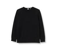Seidensticker Herren Strickpullover Regular – Rundhals, Regular Fit, 100% Baumwolle – XL Schwarz