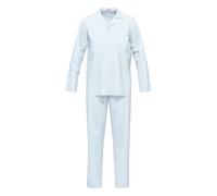 Seidensticker Herren Schlafanzug, lang - Classic Pyjama Set, Web-Schlafanzug, Knopfleiste, Baumwolle M Mehrfarbig