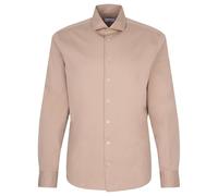 Regular Casual Hemd Uni Braun 47 (01.145031-0023-47)