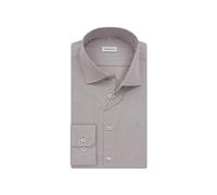 Seidensticker Herren Shaped Fit Langarm Hemd, Grau, 47