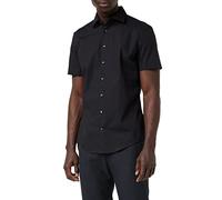 Seidensticker Slim Fit Hemd Kurzarm schwarz