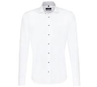 Seidensticker Herren Slim Fit Businesshemd Tailored bügelfrei, Weiß (Weiß 01), Gr. 43CM (Herstellergröße: XL)