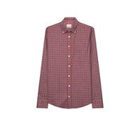 Seidensticker Herren Slim Fit Langarm Twill Hemd, rot, M