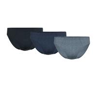 Seidensticker Herren Slips, 3er Pack - Brief 3-Pack, Single Jersey, Baumwollmischung, einfarbig XXL Mehrfarbig
