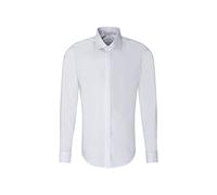 Smokinghemd SEIDENSTICKER "Slim", Herren, Gr. M (40), normale Ärmellängen, weiß, 100% Baumwolle, unifarben, slim fit, Umschlagmanschette, Hemden, Slim 1/1 Kentkragen Uni (97913544-40) weiß