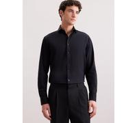 Seidensticker Jerseyhemd Herren Regular Fit Baumwolle schwarz, 41