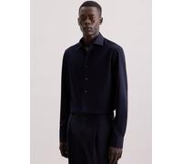 Seidensticker Jerseyhemd Herren Slim Fit Baumwolle blau, 36