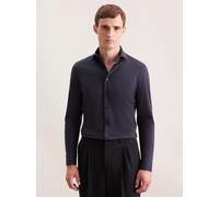 Seidensticker Jerseyhemd Herren Slim Fit Baumwolle grau, 40