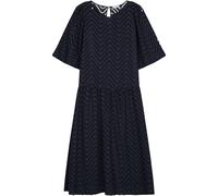 Seidensticker Kleid mit Lochmuster Marine (Größe: 34) 34 blau