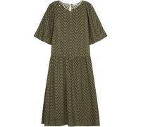 Seidensticker Kleid mit Lochmuster Oliv (Größe: 38) 38 grün