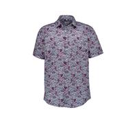 Seidensticker Kurzarmhemd Herren Regular Fit Kurzarm Baumwolle grün/violett, 40