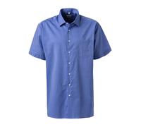 Seidensticker Modern Fit Hemd Kurzarm mittelblau, Einfarbig