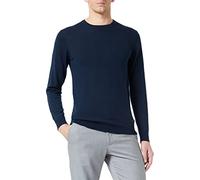 Seidensticker Herren Pullover Polo Piquè – Regular Fit, bügelleicht, Baumwolle – Blau L