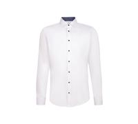 Seidensticker Hemd Herren Slim Fit Langarm Baumwolle weiß, 39