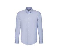 Seidensticker Herren Regular Fit Langarm Hemd, Hellblau, 44 EU
