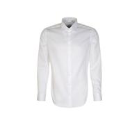 Businesshemd SEIDENSTICKER "Schwarze Rose", Herren, Gr. M (40), weiß, 100% Baumwolle, unifarben, skinny fit, Hemden, X-Slim Kentkragen Uni (75808235-40) weiß