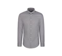 Seidensticker Slim Fit Hemd braun, Bedruckt