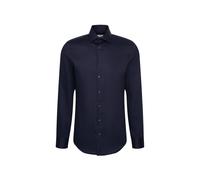 Slim Fit Businesshemd aus Feintwill 42 men Marine