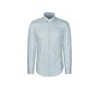 Businesshemd SEIDENSTICKER "Schwarze Rose", Herren, Gr. L (41), normale Ärmellängen, grün, 100% Baumwolle, bedruckt, slim fit, 2-Knopf-Manschette, Hemden, Slim 1/1 Kentkragen Druck (56458300-41) grün