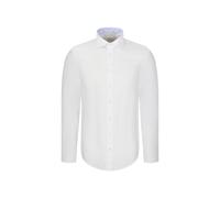 Seidensticker Slim Fit Hemd weiss, Strukturiert
