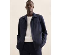 Seidensticker Overshirt Herren Regular Fit Baumwolle blau, XL