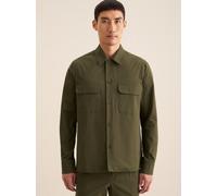 Seidensticker Overshirt Herren Regular Fit Baumwolle oliv, L