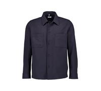 Seidensticker Overshirt Herren Regular Fit Langarm Wolle blau, XXL