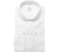 Seidensticker Performance Slim Fit Jerseyhemd weiss, Einfarbig