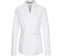 Seidensticker Popeline Kelchkragenbluse Weiß (Größe: 48) 48 weiß