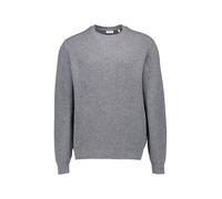 Seidensticker Pullover Herren Regular Fit Rundhals Wolle grau, M